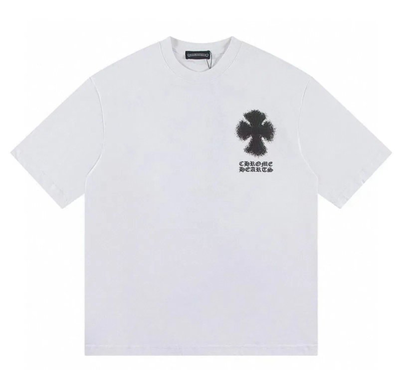 Футболки Chrome Hearts cross Logo унисекс Хром Хартс Новинка Лета — фото 4