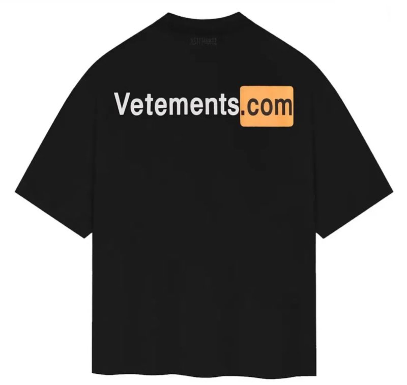 футболки  Vetements Logo унисекс  Ветементс Ветмо черные белые — фото 4