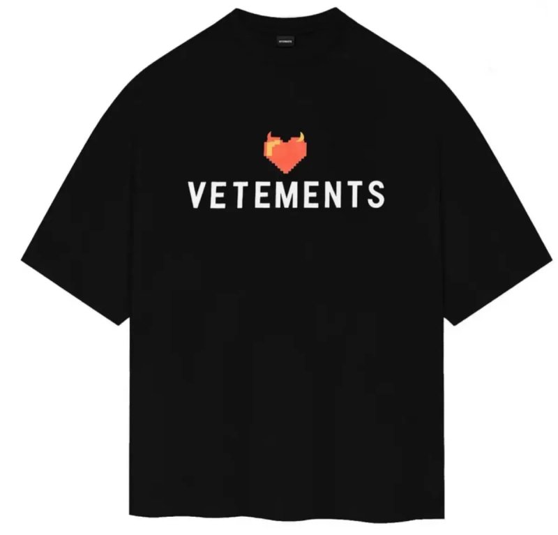 футболки  Vetements Logo унисекс  Ветементс Ветмо черные белые — фото 6