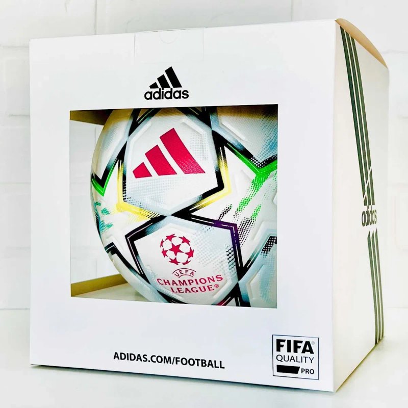 Футбольний М'яч в Коробці Adidas UEFA Champions League 26/27, футбольний м'яч Адідас Ліга Чемпіонів Футбольный Мяч Лига Чемпионов УЕФА, мяч Адидас — фото 2