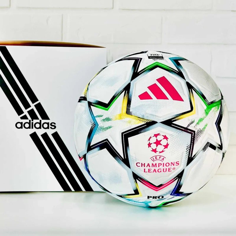 Футбольний М'яч в Коробці Adidas UEFA Champions League 26/27, футбольний м'яч Адідас Ліга Чемпіонів Футбольный Мяч Лига Чемпионов УЕФА, мяч Адидас — фото 3