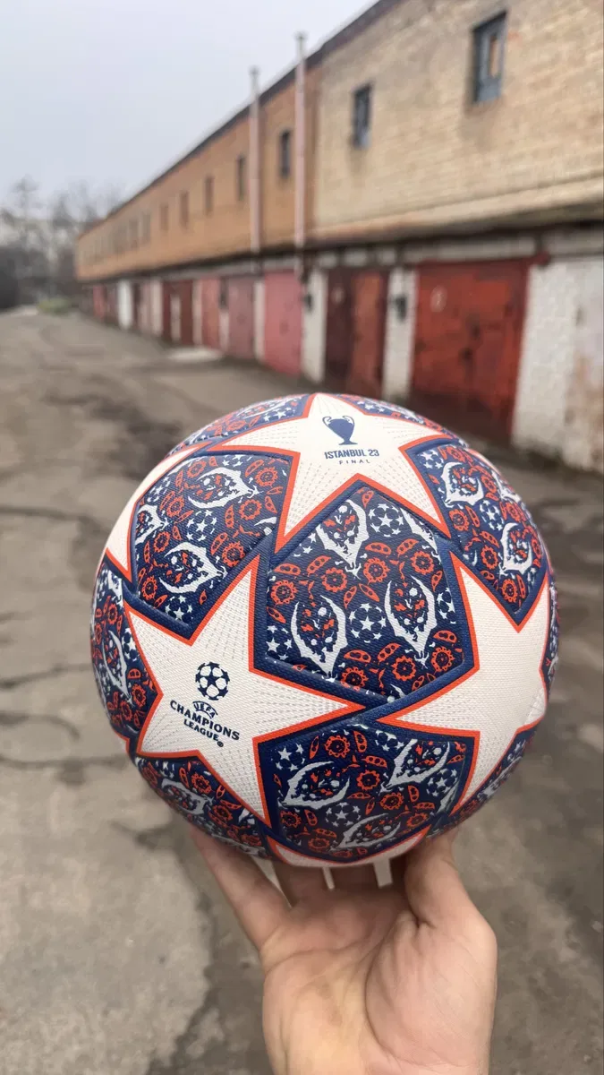 Футбольний мяч розмір 5 Ліга чемпіонів  фінал термошов висока якість — фото 5