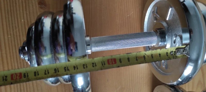 Гантелі Хром розбірні по 12,5  кг . Ціна за пару. — фото 6
