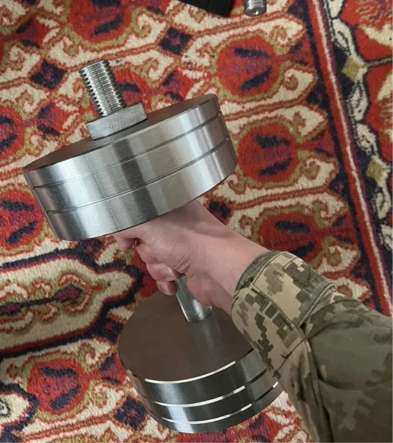 Гантелі металеві CH-16  розбірні 12-70 кг Гантели металлические — фото 3