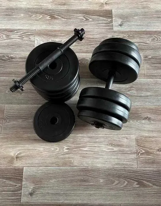 Гантели разборные / Гантелі розбірні - з покриттям ,8,11,16,18,21,26кг — фото 6