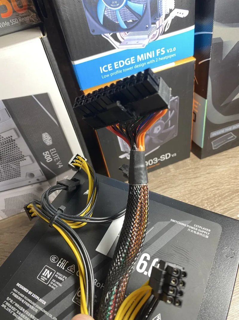 ⁉️Гарантія 14днів⁉️ Блок живлення 1STPLAYER PS-600FK 600W — фото 3