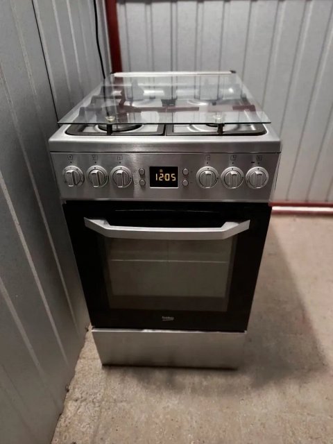 Газова/газовая плита Beko FSM62331DXT, нержавійка