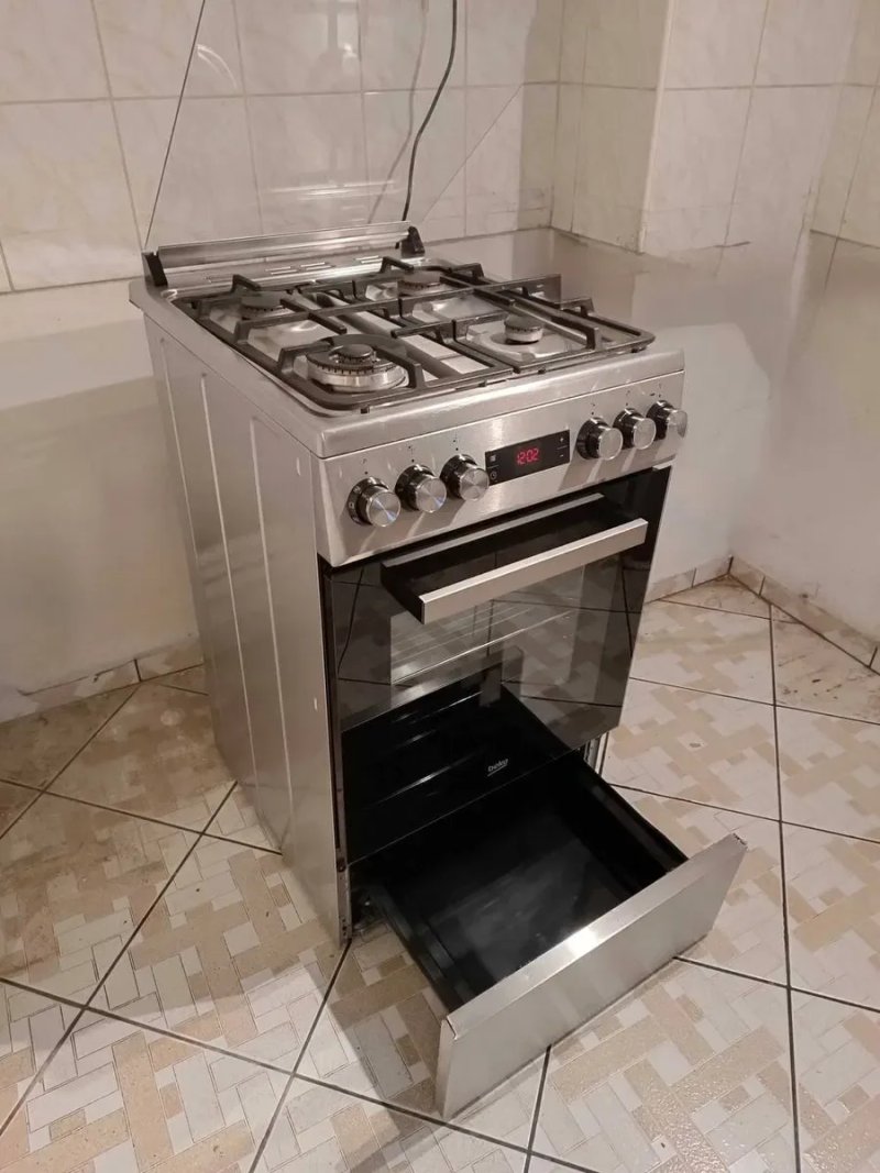 Газовая/газова плита Beko FSM52335DXDS гарантія, доставка, занос ! — фото 6
