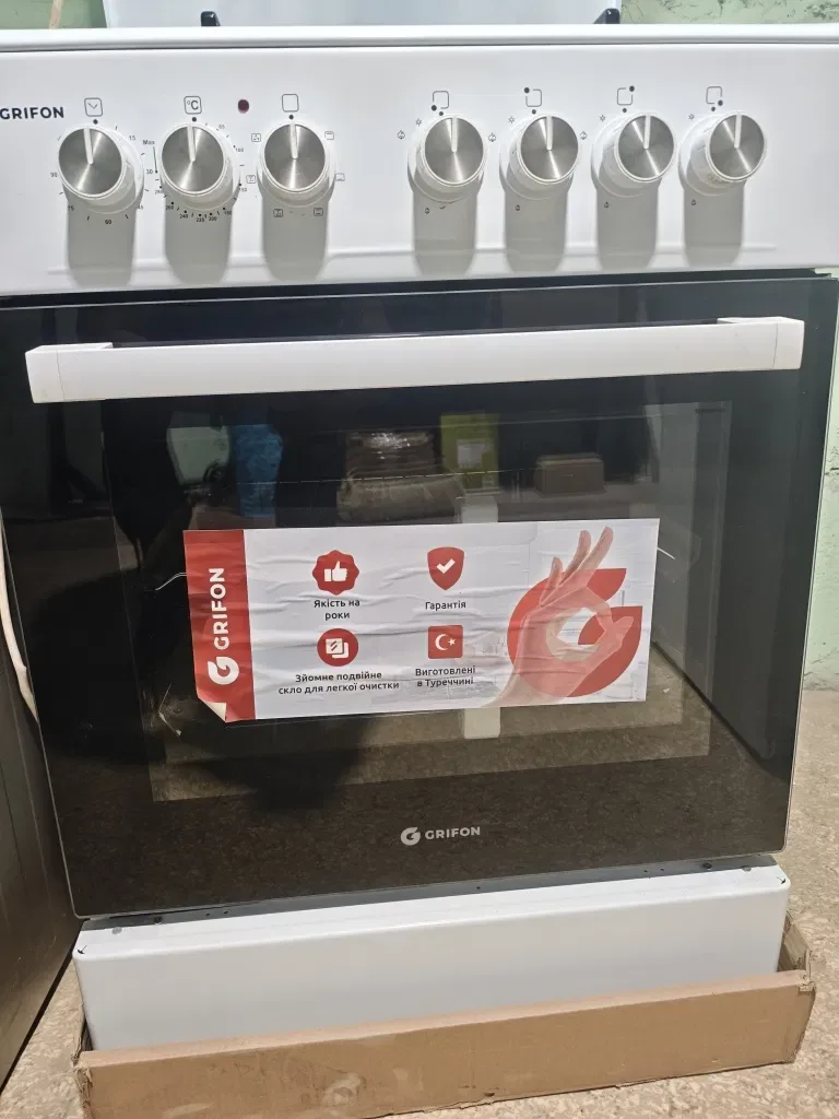 Газовая комбинированная плита Grifon C642W MAB1 газ электродуховка — фото 2