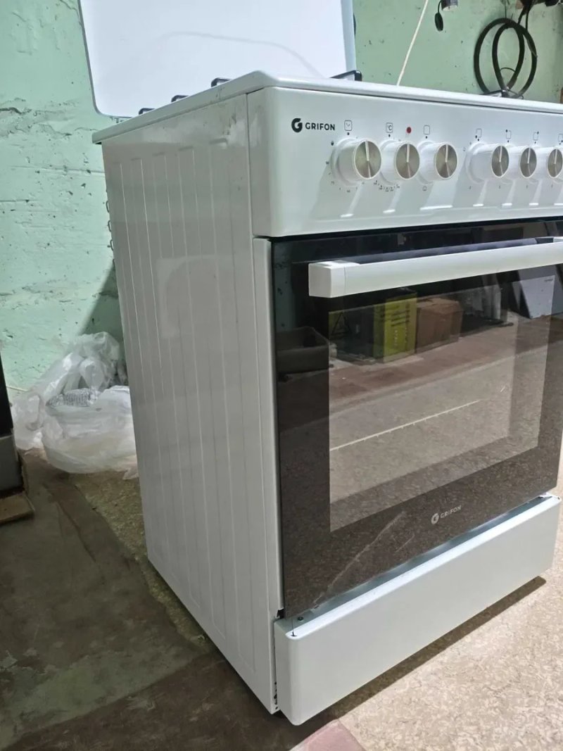 Газовая комбинированная плита Grifon C642W MAB1 газ электродуховка — фото 3