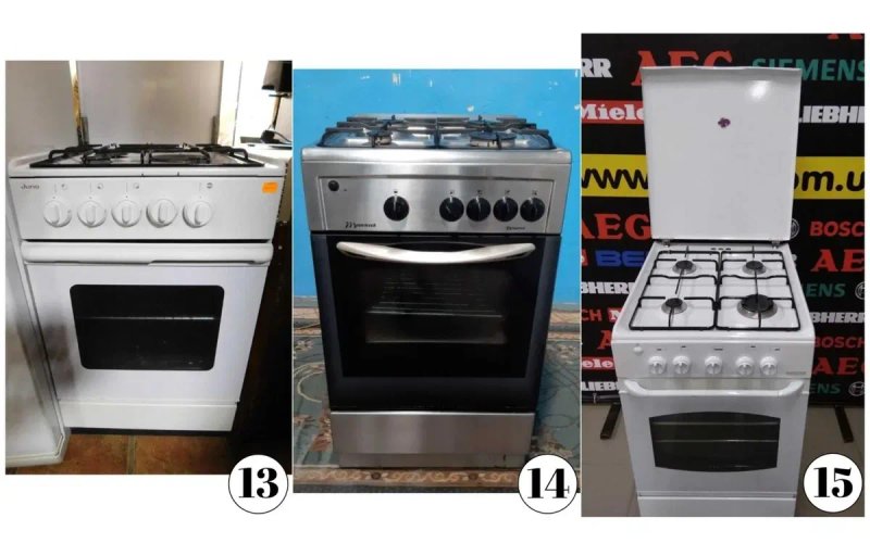 ГАЗОВАЯ ПЛИТА KAISER HGG 60501 + Духовка с Конвекцией ГРИЛЬ Б\у Европа — фото 8