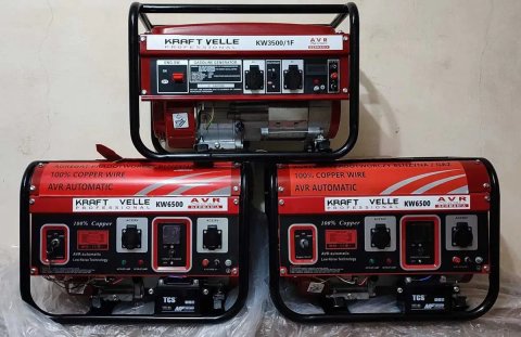 ГАЗОВИЙ KRAFTWELE KW6500 генератор бензиновый  Инвертор 4800wat Польша