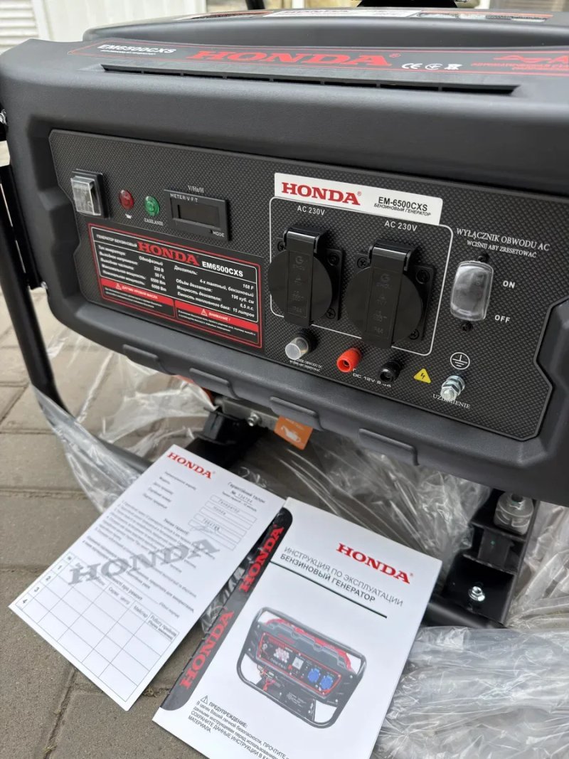 ГАЗОВЫЙ Генератор HONDA 6-6.5 кВт 6500 ватт Хонда электростанция 6квт 6.5 квт 5квт 6кв бензогенератор газ бензин газовый с газом на газе на газу — фото 4