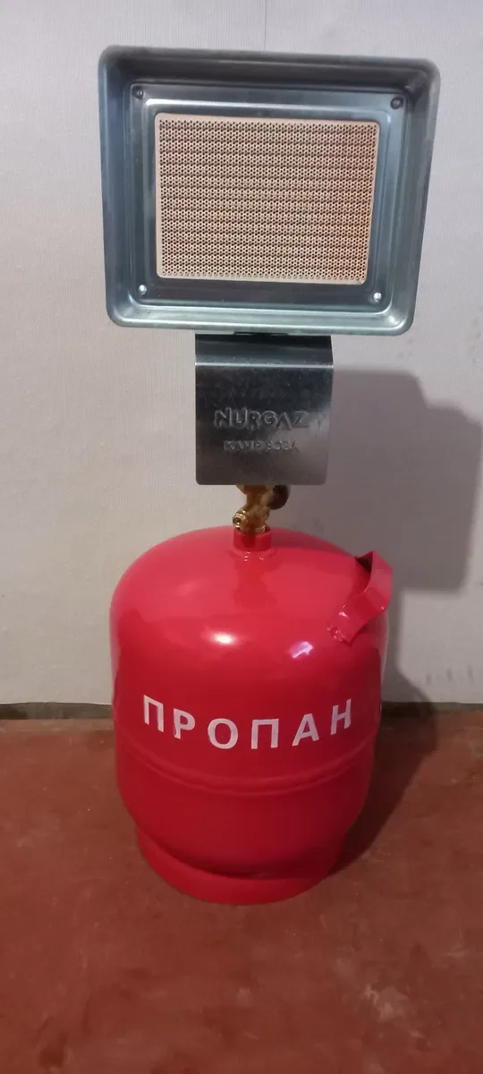 Газовый обогреватель +8л балон +комфорка в Подарок — фото 5