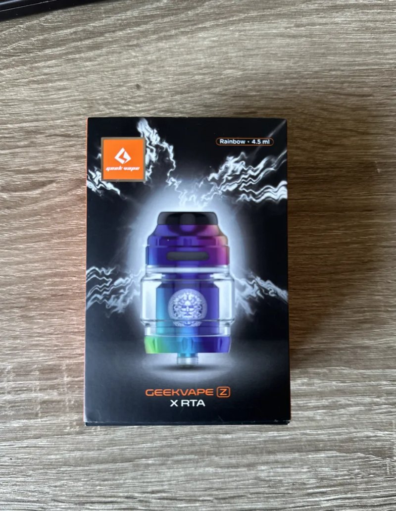GeekVape Zeus X RTA 4.5ml Rainbow (нове) + вата Cotton Bacon V2 в подарунок — фото 5