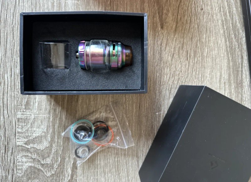 GeekVape Zeus X RTA 4.5ml Rainbow (нове) + вата Cotton Bacon V2 в подарунок — фото 3
