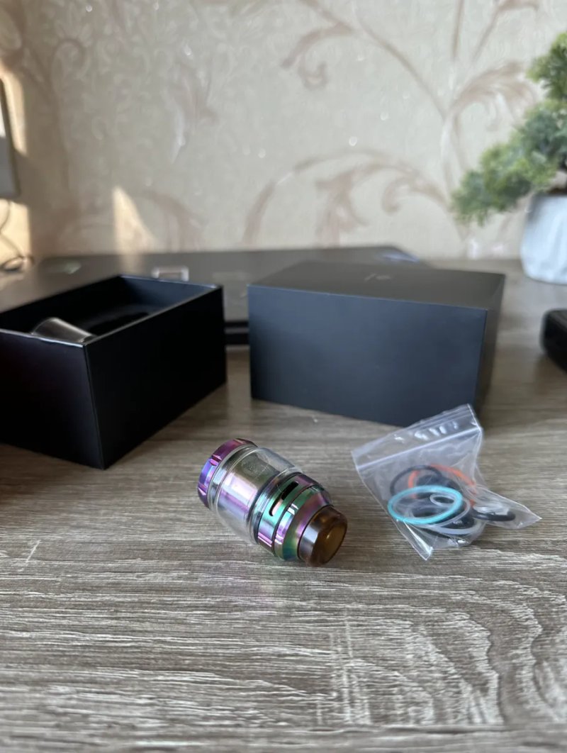 GeekVape Zeus X RTA 4.5ml Rainbow (нове) + вата Cotton Bacon V2 в подарунок — фото 2