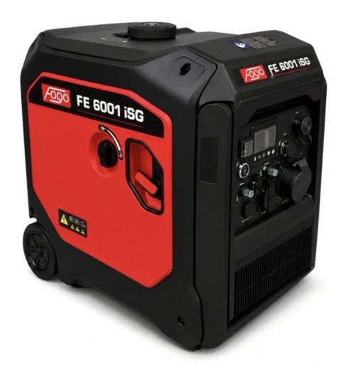 Генератор 5.5квт інверторний газ/бензин FOGO FE6001iSG 230вт, мідь, електро/ручний/ABP, на колесах.