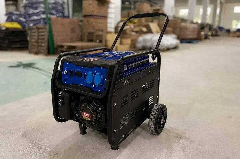 Генератор бензиновий на колес Bizon 3кВт генератор бензиновый для дома ‼️ бензиновий генератор електрогенератор резервне живлення автономне живлення — фото 2