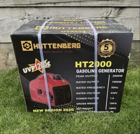 Генератор Huttenberg інверторний бензиновий 2.0 кВт для дому мідь чиста синусоїда инверторный ‼️ТОП ЦІНА‼️ — фото 7