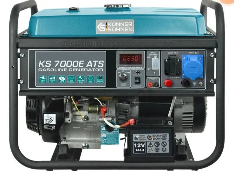 Генератор, KS 7000EG, KS7000Е,KS7000E ATS, KS 7000E 1/3, Könner Söhnen — фото 4
