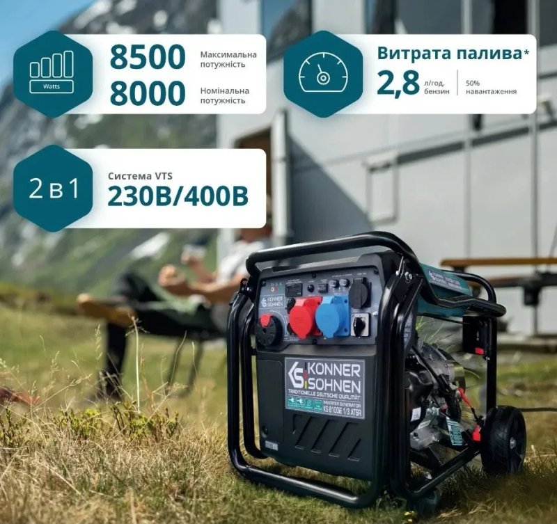 Генератор, KS8100IE  ATSR, KS 8100 IEG , KS 8100 IEG 1/3,KS8100 IE 1/3 ATSR Könner Söhnen 8-8.5кВт — фото 6