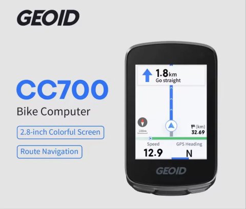Geoid CC700 смарт велокомп навігація велосипедний комп'ютер smart bike computer gps
