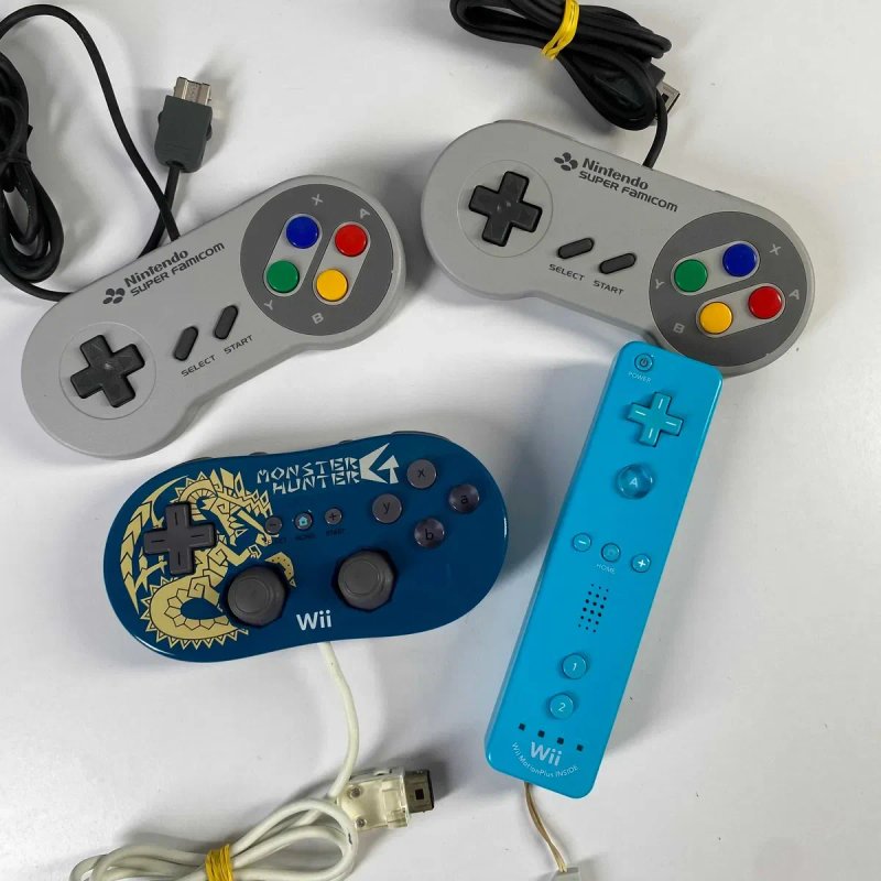 Геймпад Nintendo Wii RVL-005(-02) Classic Pro Controller Оригінальний джойстик Віі Б/У Асортимент аксесуарів для Віі — фото 6