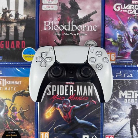 Геймпад Sony PlayStation 5 DualSense White Білий PS5 Контролер Б/У