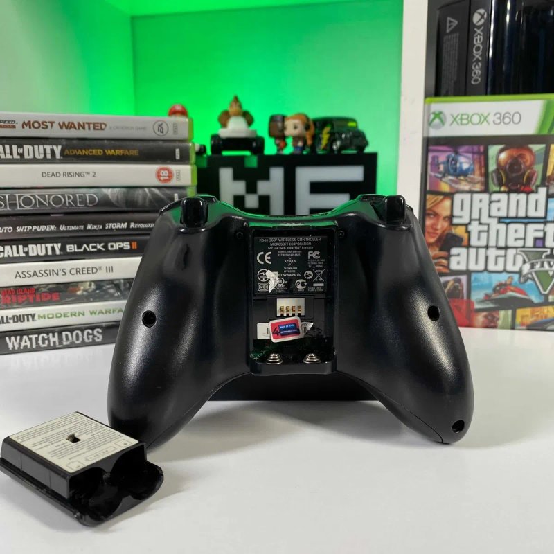 Геймпад Xbox 360 Black Б/У Оригінальний контролер Іксбокс 360 Асортимент — фото 2