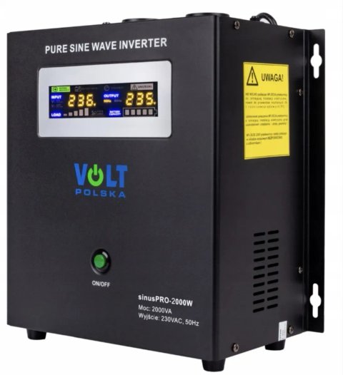 Гібридний ДБЖ/інвертор Volt Polska SINUS PRO 2000 W 24/230
