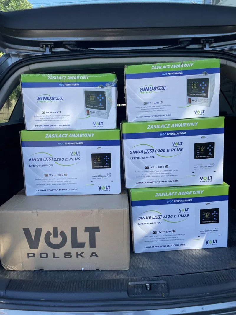Гібридний ДБЖ/інвертор Volt Polska SINUS PRO 2600 E PLUS (ОРІГІНАЛ) 24V, чиста синусоїда — фото 7