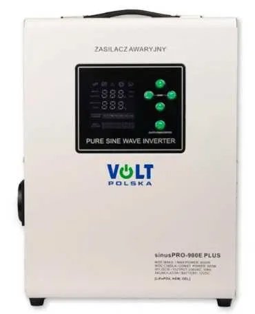 ДБЖ-інвертор VOLT Polska SINUS PRO 900 E PLUS — 600 В / 900 В, підходить для всіх акумів