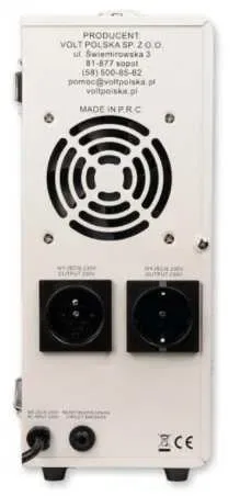 Гібридний ДБЖ/інвертор Volt Polska SINUS PRO E PLUS 12/230V 600/900W — фото 4