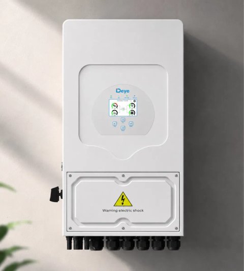 Гібридний інвертор Deye SUN-8K-SG02LP1-EU-AM2-P, 48 В, 8000 Вт, 1 фаза (безперебійник, UPS, ДБЖ)