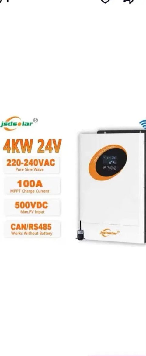 Гібридний інвертор JSDSolar  4 кВт 24в и 6 кВт 48в 11 квт В наличии!