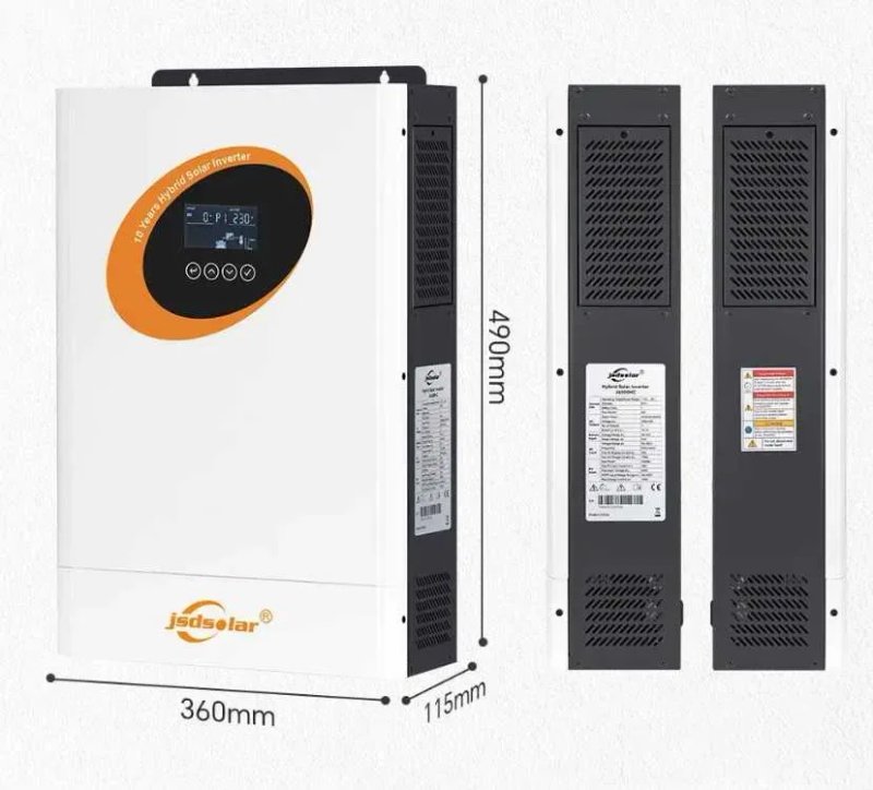 Гібридний інвертор Jsdsolar J4000HC WI-FI, 24В, 4000 Вт — фото 3