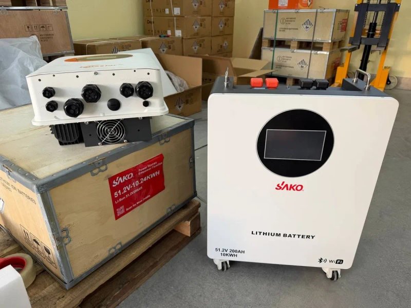 гібридний інвертор JSDSOLAR J6KHB — 6 кВт, 48 В; акумулятор SAKO Li-SUN — 10 кВт·год, 51,2 В, 200 А·год; — фото 5