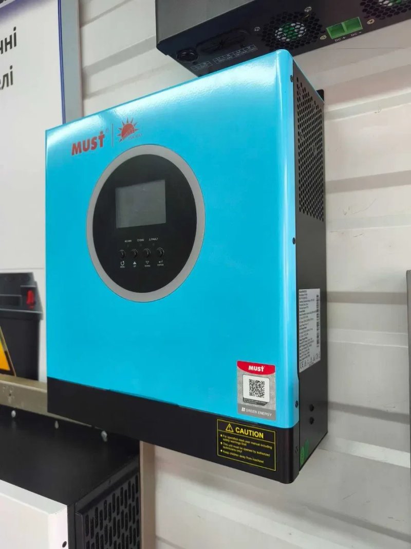 Готовий комплект безперебійного живлення 3.5 кВт: Інвертор MUST PV18-3524ECO + Акумулятор LiFePO4 MUST LP16-24100 — фото 6