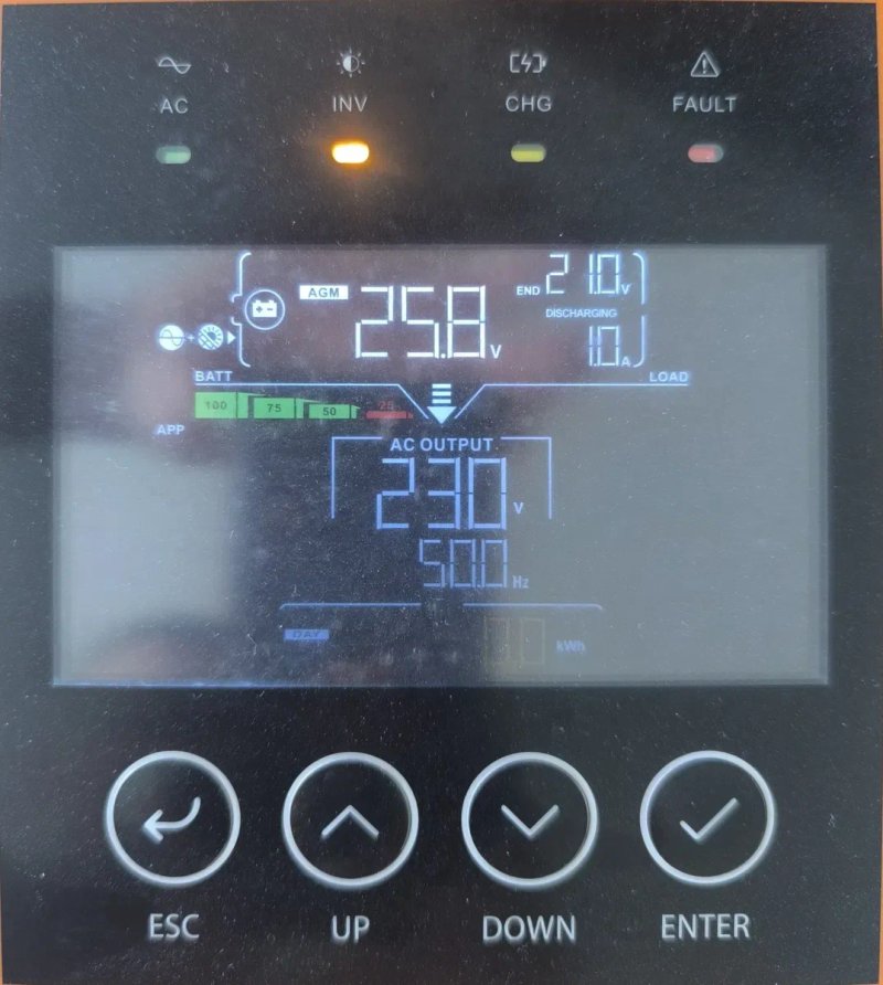 Гібридний інвертор POWLAND 5KW 24В WiFi гибридный инвертор
POWLAND 5kW WIFI — фото 3