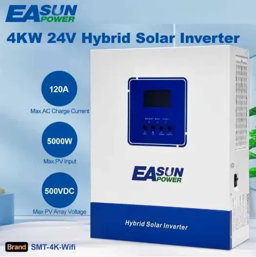 Гібридний інвертор сонячний EASUN 3.6kW 24V SMT-4KW-WIFI (3600W) Wi-Fi — фото 2