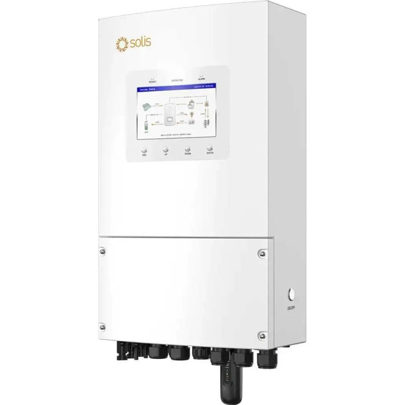 Гібридний сонячний інвертор 6кВт Solis S6-EH1P6K-L-PLUS 48V — фото 3