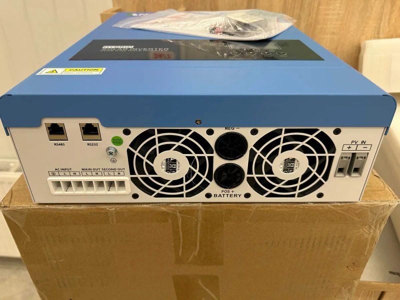 Гібридний сонячний інвертор ANENJI 6.2kW ANJ-6200W-48V-W, Wi-Fi, Подвійний вихід 220v, Оновлена модель 2026 — фото 4