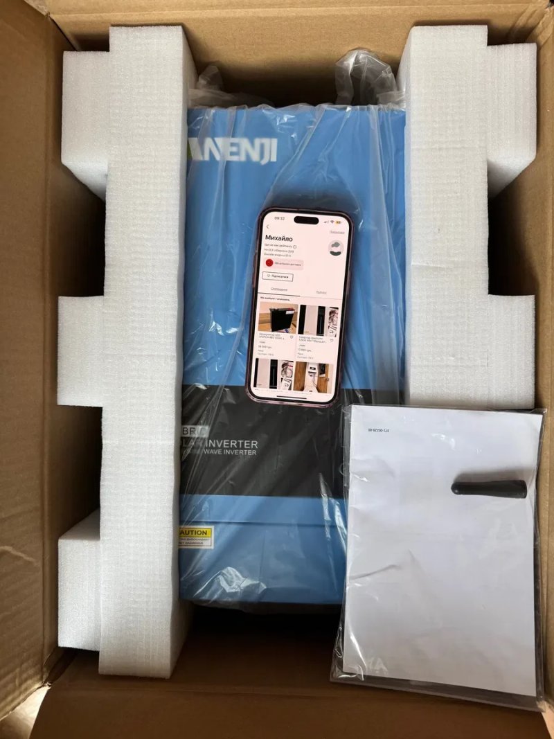 гібридний сонячний інвертор ANENJI ANJ‑6200W‑48V‑WIFI — фото 2