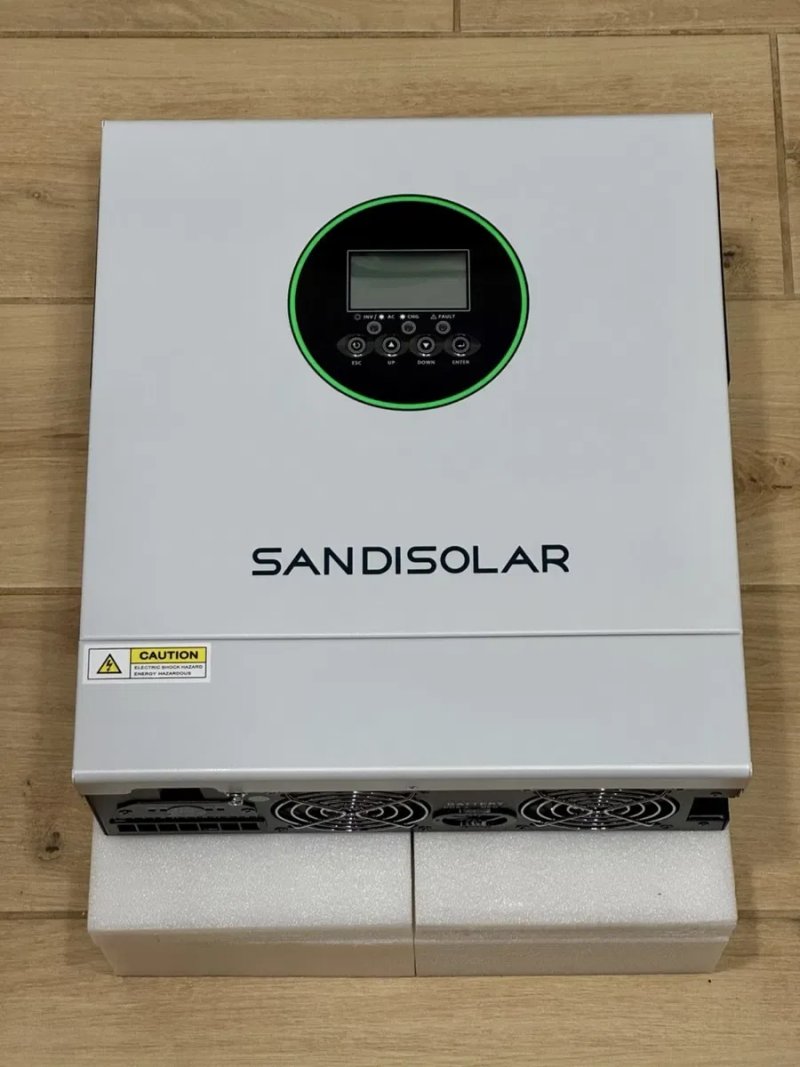 Гібридний сонячний інвертор Sandisolar 4.2kW 24V Чиста Синусоїда — фото 2