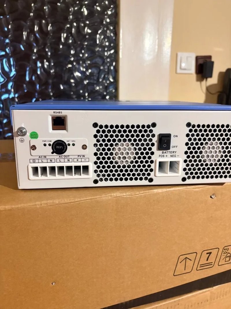 Гибридный солнечный инвертор ANENJI 4.2квт 24V 4200VA/4200V Wifi — фото 4