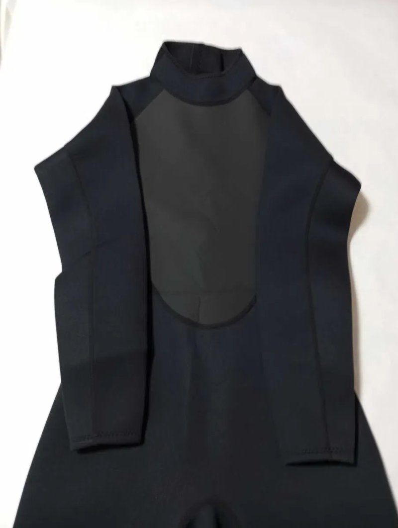 Гідрокостюм гидрокостюм чорний 3мм розміри L-XL, Xl-2XL, 3XL-4XL — фото 2
