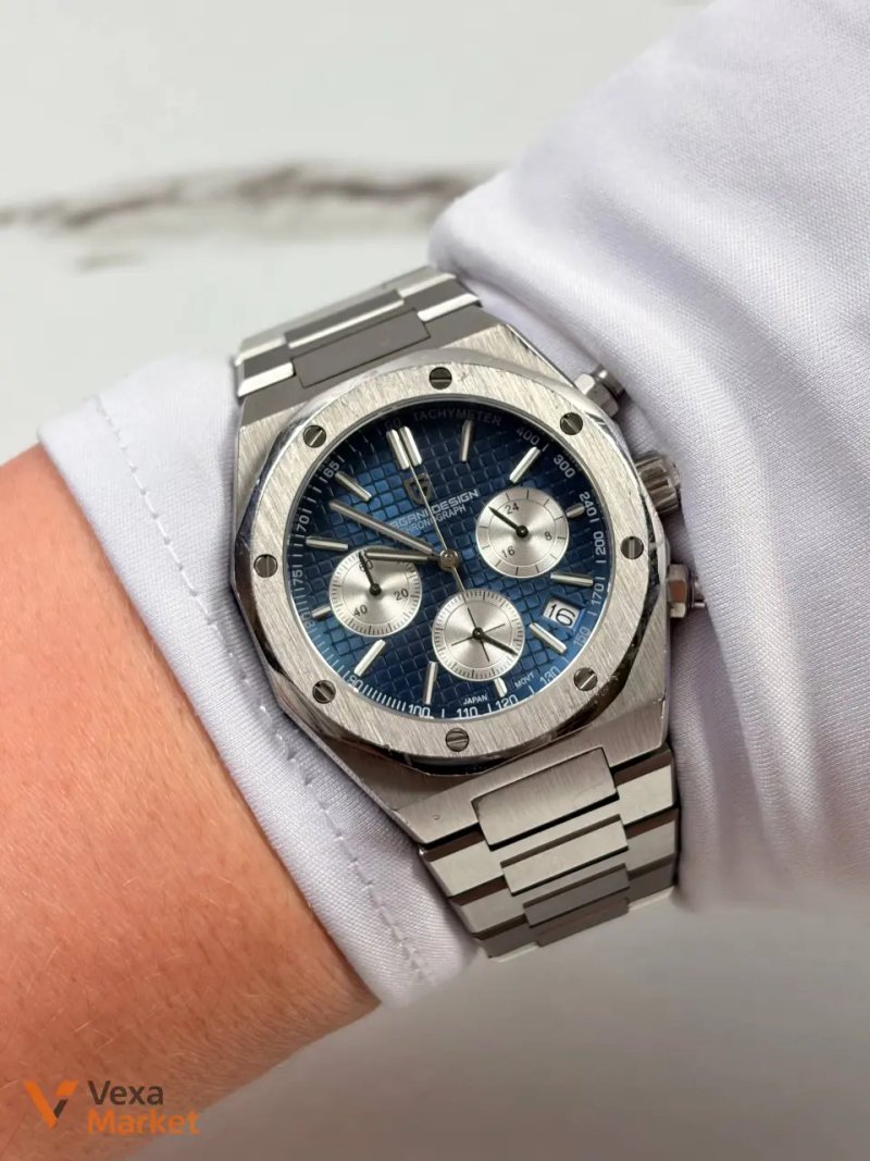 Годинник Pagani Design PD-1707 Silver-Blue — фото 2