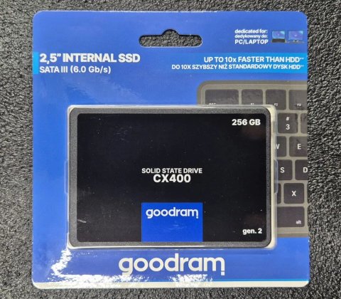 Goodram CX400 Gen.2 256GB 2.5" SATAIII 3D
