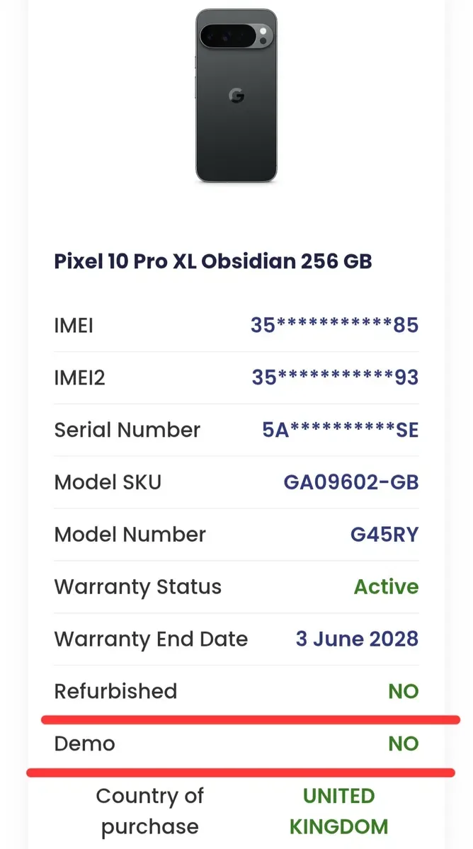 Google Pixel 10 PRO XL 16/256GB Obsidian. Європейська версія — фото 3